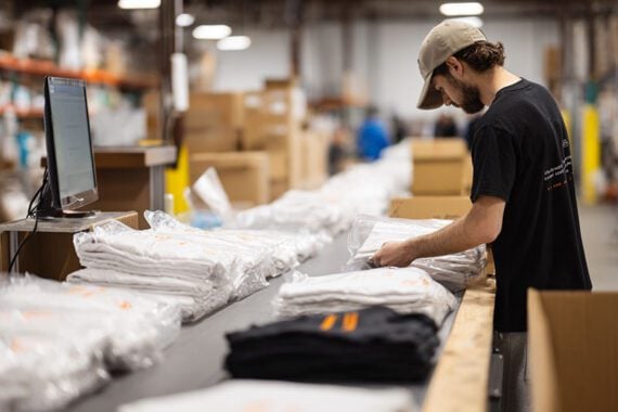 Image of a worker in a small factory