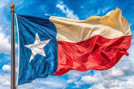 Image of the Texas state flag