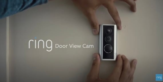 Screenshot of YouTube video: Ring Door View Cam - A New Point of View.