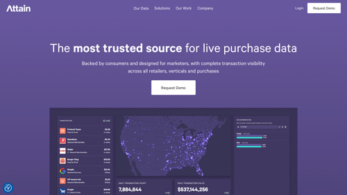 Home page of Attain