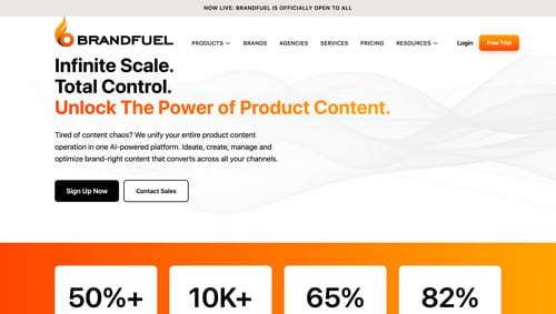 Home page of Brandfuel