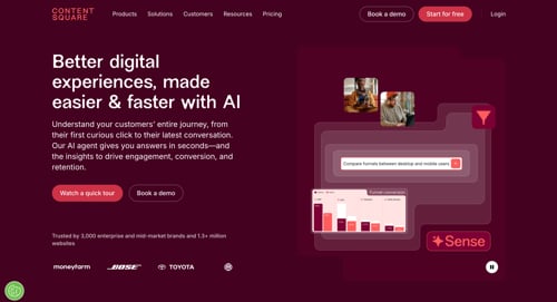 Home page of Contentsquare