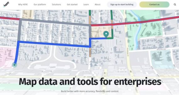 Home page of Here.