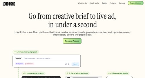 Home page of Loud Echo