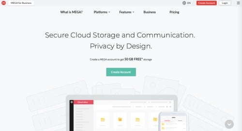 Home page of MEGA