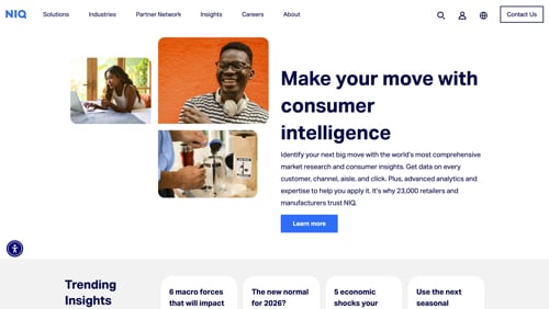 Home page of NIQ