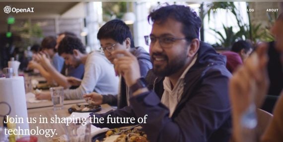 OpenAI home page