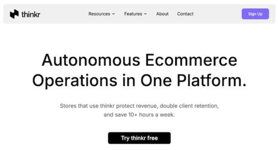 Home page of Thinkr